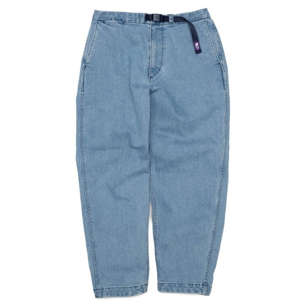 [NORTH FACE PURPLE LABEL] Webbing Belt Denim Wide Tapered Pants